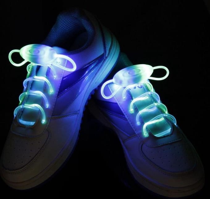 Led Veters Blauw/Groen