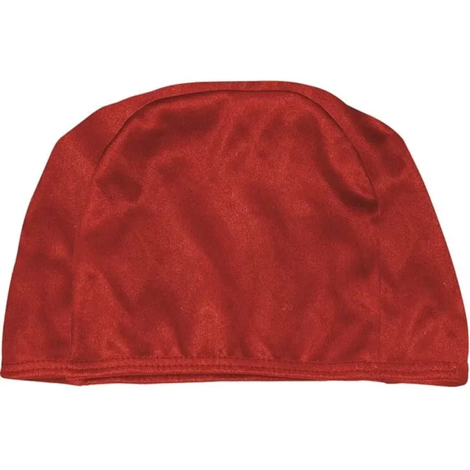 Megaform kinder badmuts polyester rood - zwemcap voor kinderen.