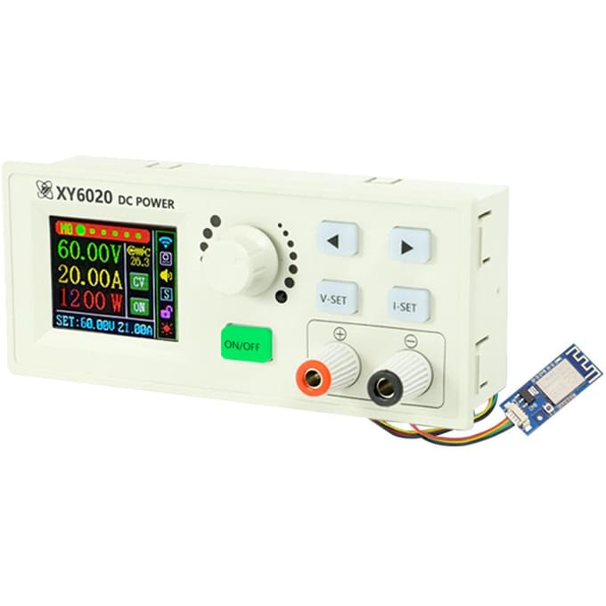 Module d'alimentation abaisseur de tension DC-DC réglable à commande numérique XY6020-W, tension constante with Wi-Fi module