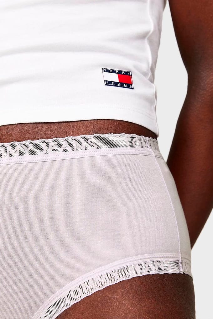Tommy Hilfiger - 3-pack damesslips- Black/lavendel/light pink - XS