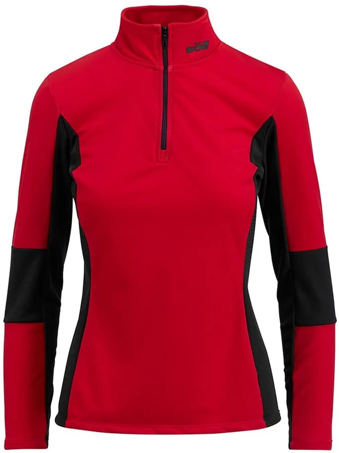 Soll Avoriaz Fleece Met Volledige Rits Rood XL Vrouw