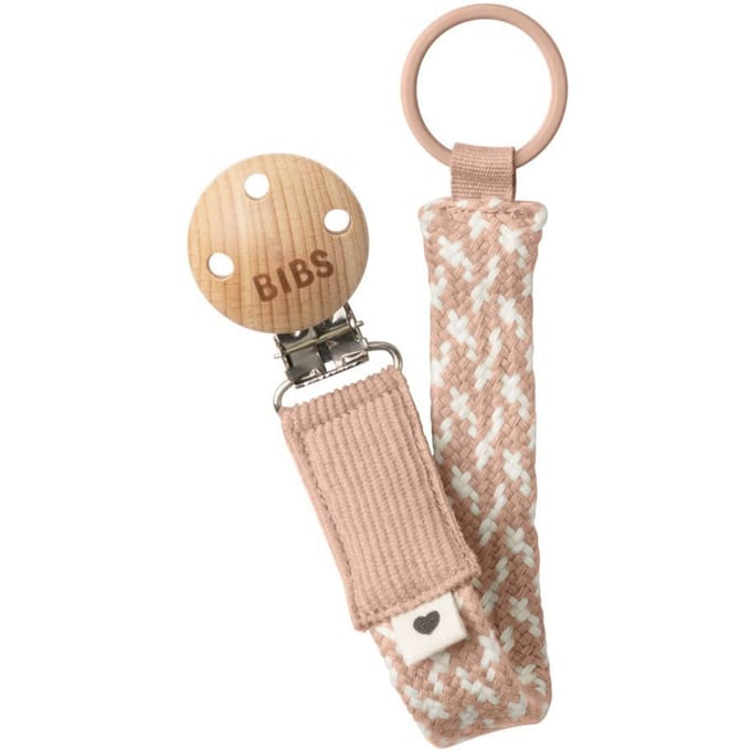 BiBS - Fopspeenkoord - Blush / Ivory - 0+ maanden