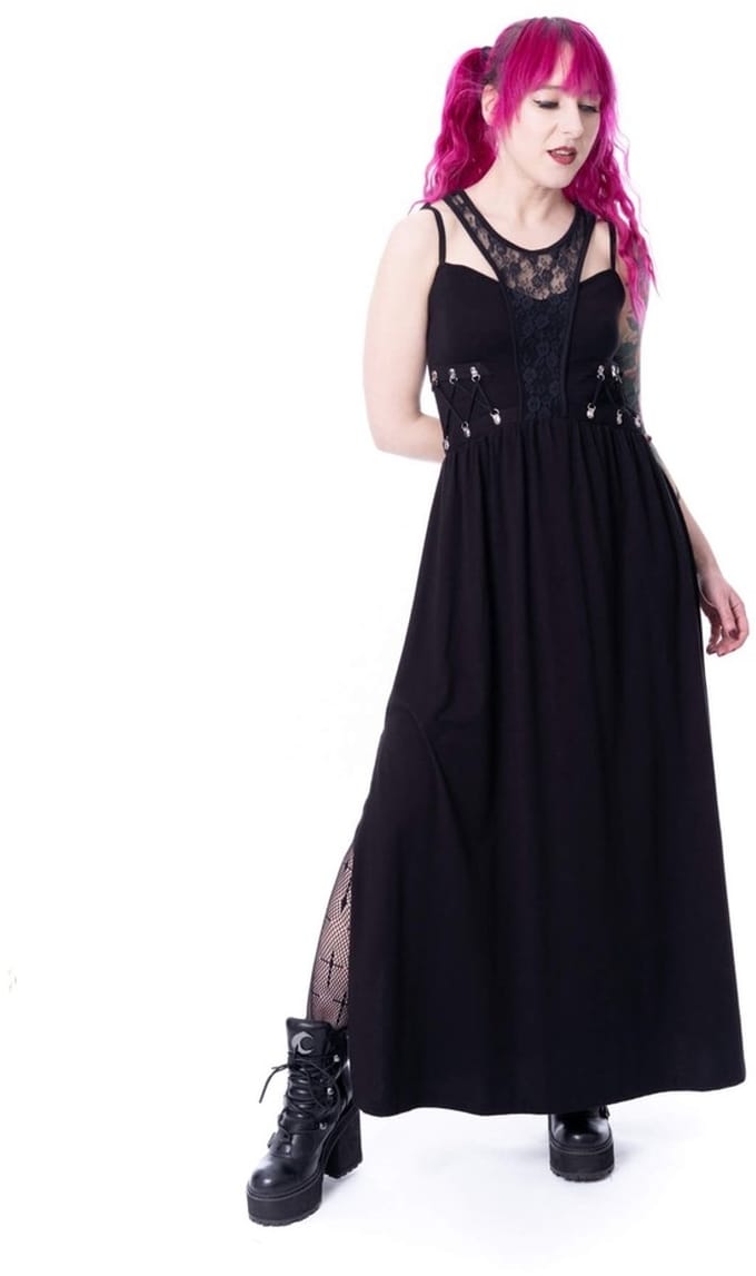 Vixxsin - Elionway Maxi lange jurk - M - Zwart