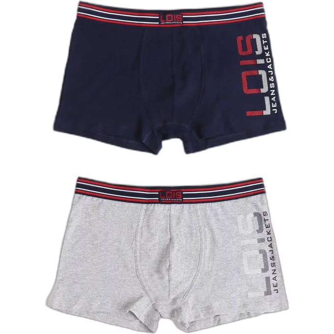 Katoenen stretch boxershorts Lois Bricks (x2)