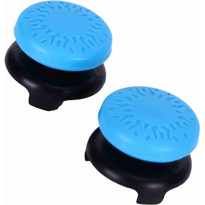 Lot de 2 manettes de jeu en silicone souple pour manette de jeu PS5 Bleu blue