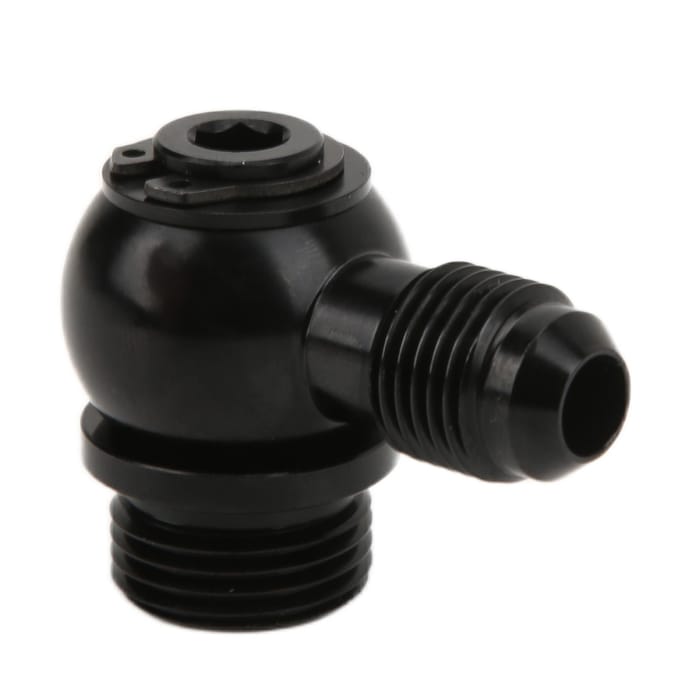 AN?6 Banjo-adapter naar ORB?8 34in UNF Banjo Bout Assemblage Aluminium Fitting voor Auto black