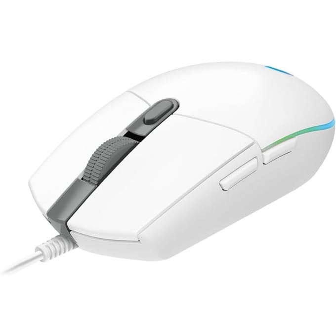 Logitech G102 LIGHTSYNC - White - Muis - Optisch - 6 knoppen - Wit