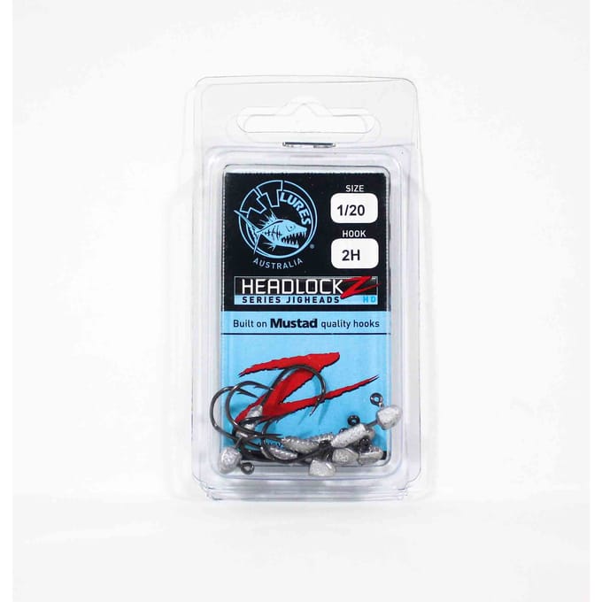 Tackle Tactics TT Headlockz HD jigkop 1/20 oz 2 6/verpakking (3504) white
