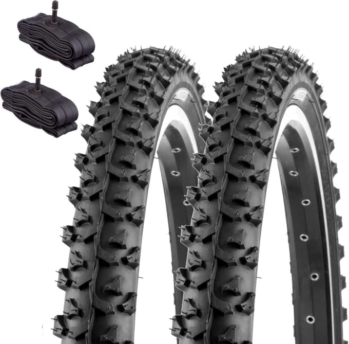 Dubbele set 20 inch banden voor kinderfiets en MTB, maat 47-406
