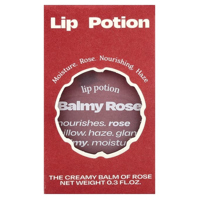 alternatiefstereo, Lip Potion Balmy Rose, Nee. 3 Zacht Mauve, 9ml (0,3 fl oz) white