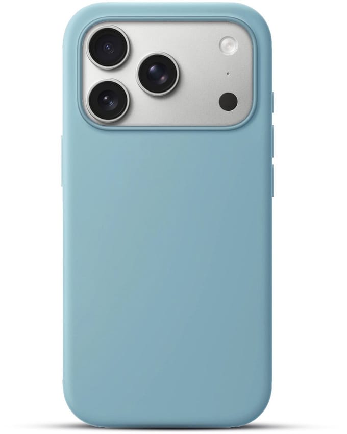 Solidenz siliconen hoesje - Geschikt voor iPhone 17 Pro Max en geschikt voor iPhone 18 Pro Max - Geschikt voor MagSafe - Blauw