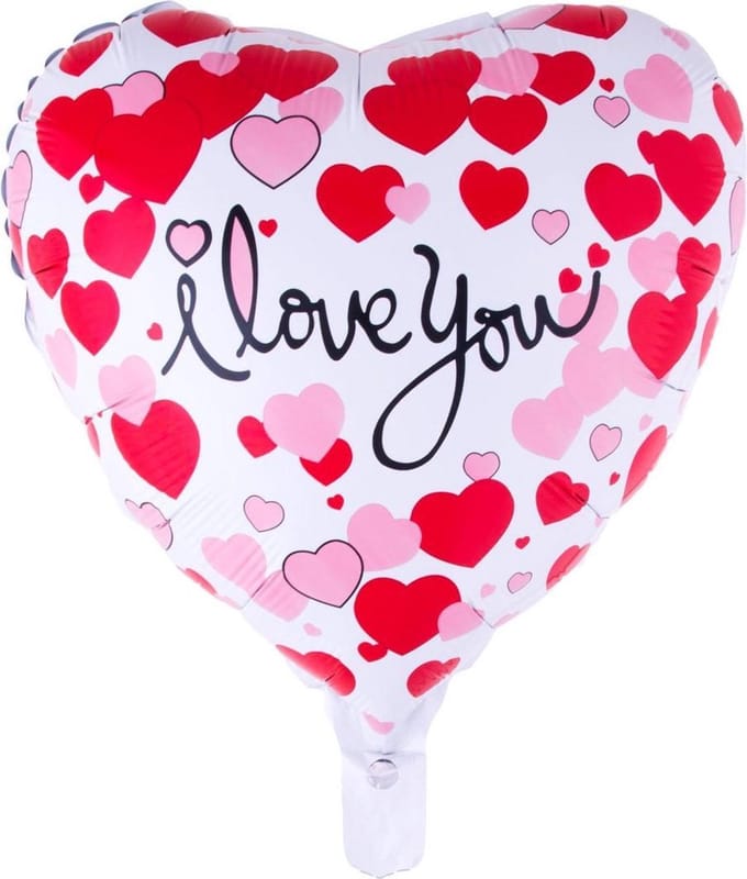 I love you hart ballon - Feestdecoratievoorwerp