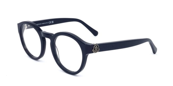 Moncler ML5189 Shiny blue 49/23/145 UNISEX Brilmonturen