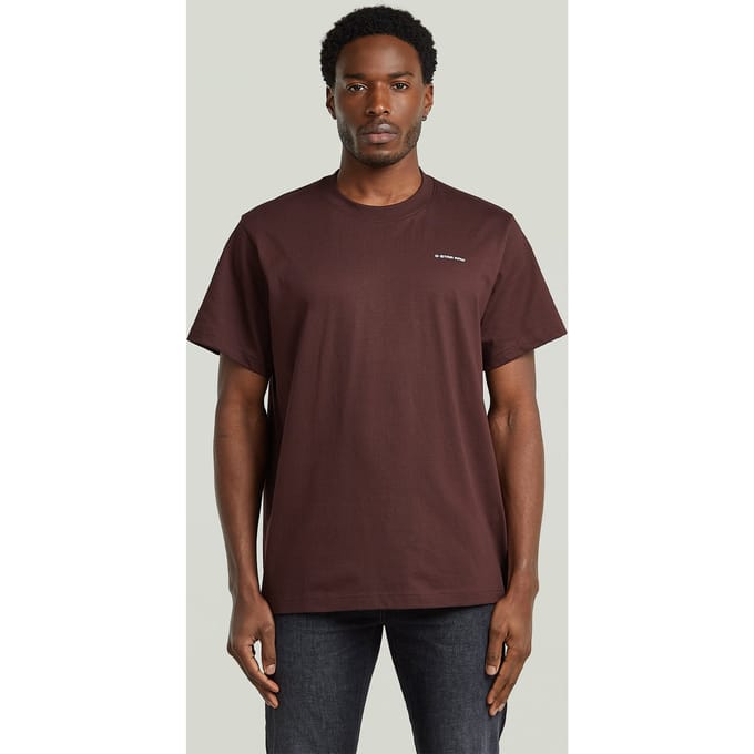 G-Star Chest Logo Loose R T Purple Größe: S | Basic T-Shirts Outlet | Herren | Violett