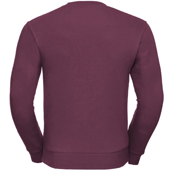 Russell Heren Authentieke Sweatshirt (Slimmer Cut) (Bourgondië)