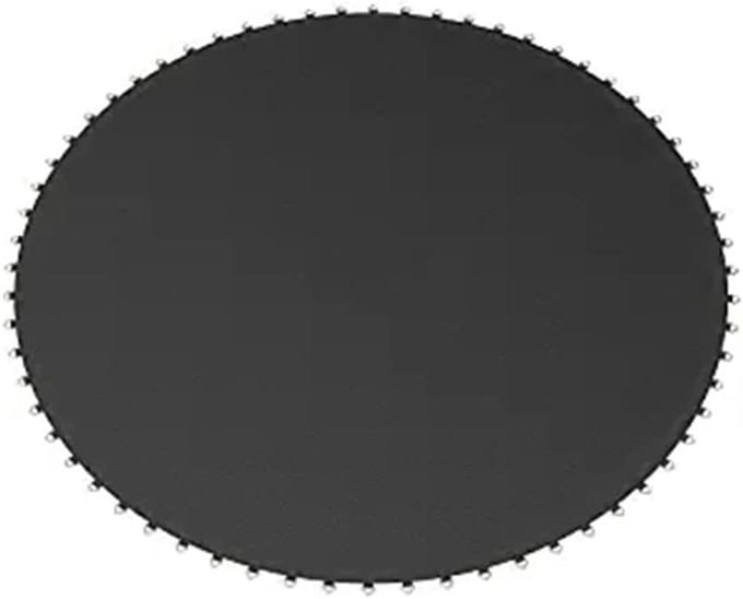 Trampoline Mat - Springkussen Vervanging - Buiten Spelen - Duurzaam PP Gaas - Rond Universeel - Zwart