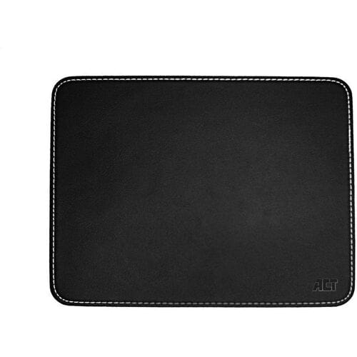 ACT Muismat met zwarte lederlook AC8000
