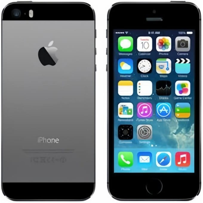 Refurbished Apple iPhone 5S 32GB Spacegrijs - iOS Smartphone Wereldwijde Versie Ontgrendeld Snelle Verzending zwart