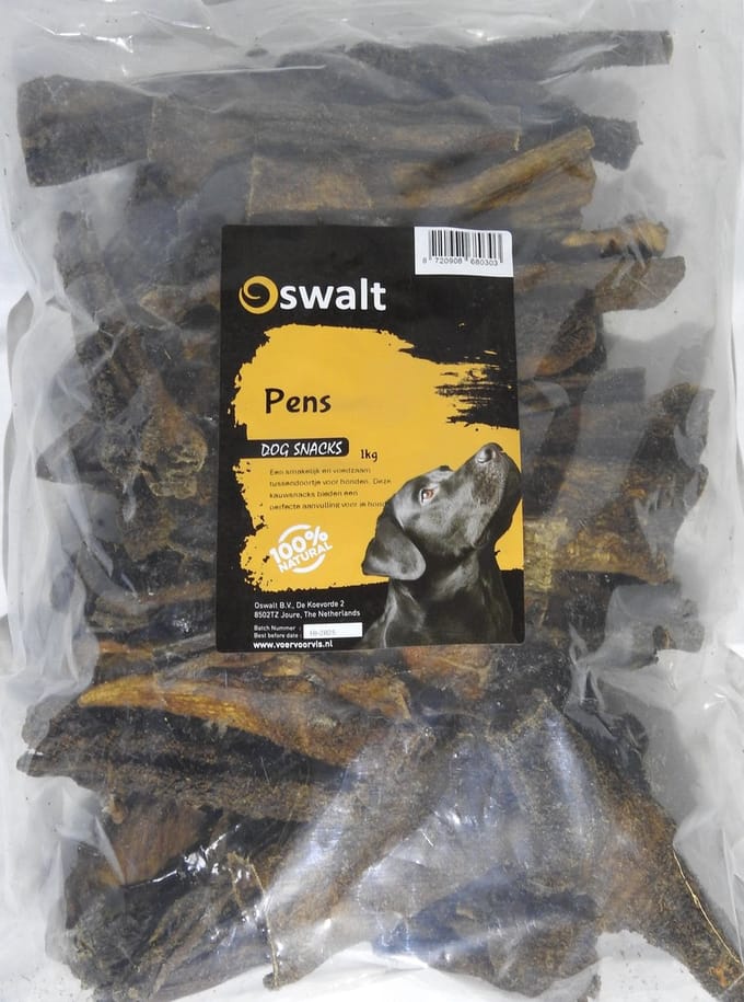 Oswalt Pens - Runderpens - Hondensnack - 1KG