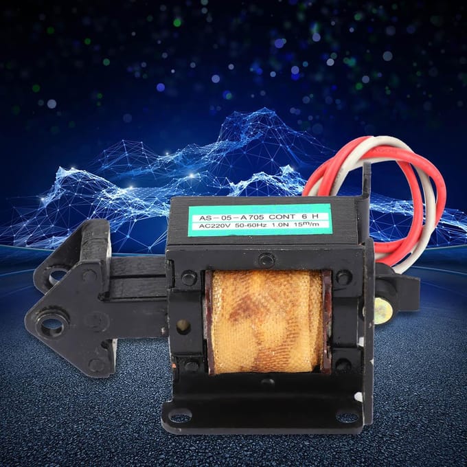 AS05 A AC Push Pull Solenoïde Elektromagneet 220VAC 1N 15mm Slag