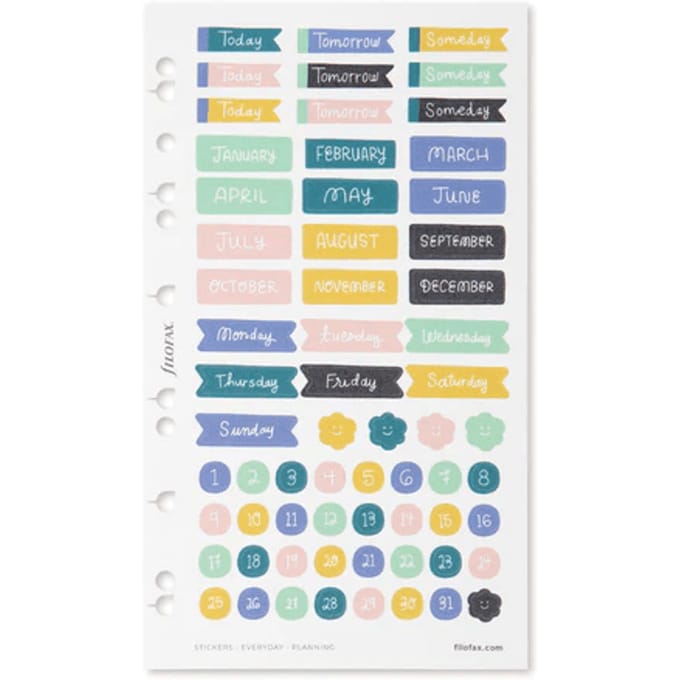 Filofax stickers - everyday planning