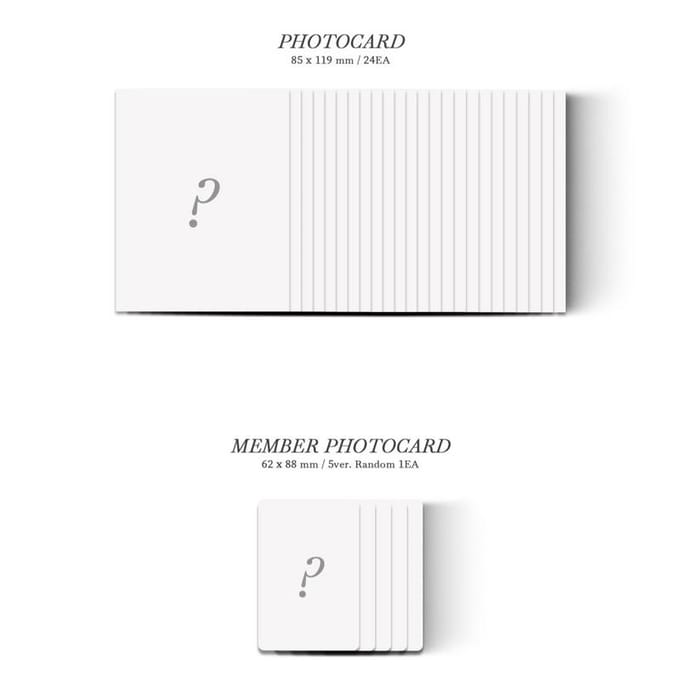 MONSTA X - SHAPE OF LOVE Kit Versie 1EA white