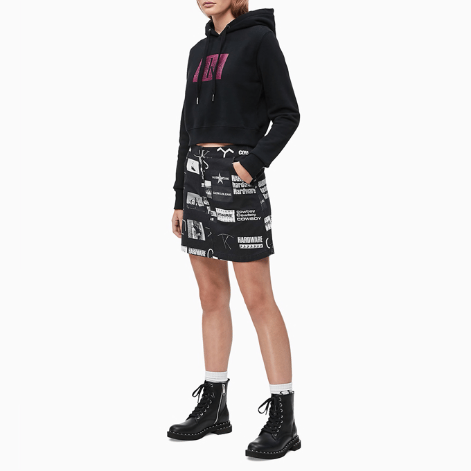 Calvin Klein damessweatshirt met handschriftmotief