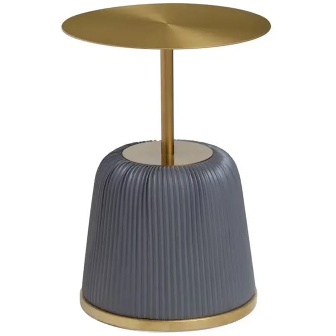 Bijzettafel Egle End Table Grey Ø 40×55 cm