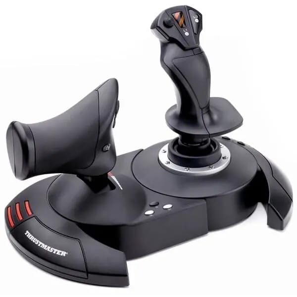 Thrustmaster T.Flight HOTAS X joystick en throttle met dubbel roersysteem drukknoppen en programmeer