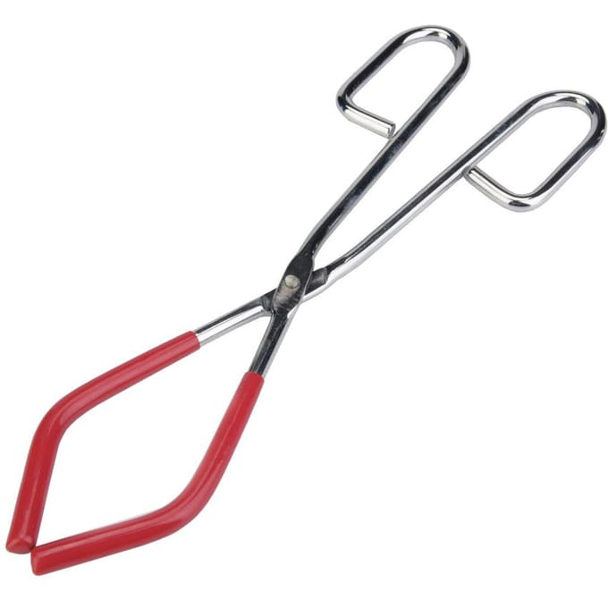 26cm Laboratorium Onderwijsinstrument Chemische Beker Tang Roestvrij Staal Lab Klem Gereedschap gray
