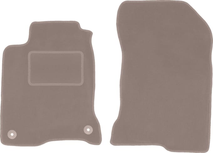 Beige voormatten voor: Renault Laguna III coupé (2007-2015)