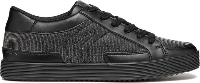 GEOX D BLOMIEE Dames Veterschoenen - BLACK - Maat 38