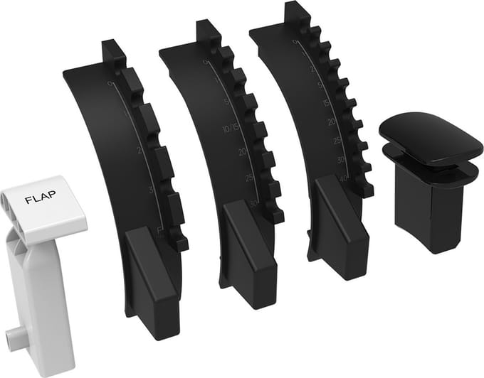 Honeycomb Flap Kit voor Bravo Throttle Quadrant - PC - Zwart
