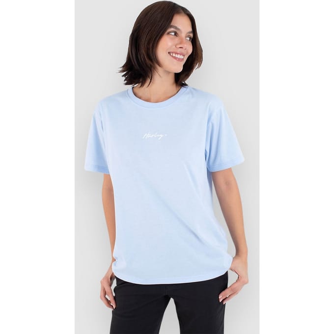 Hurley Script Regular T-Shirt blauw