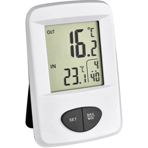 TFA Dostmann Base 30.3061.02 Draadloze thermometer Wit