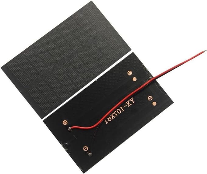Zonnepaneel Kit - Zonne Modules - DIY Projecten - Monokristallijn Silicium - 107x61mm - Zwart