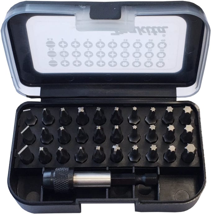 Makita - D-35031 - 31 delige bitset in cassette met riemclip