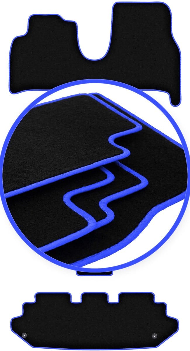CARLUX-BLUE automatten voor: Citroen C8 7-zitter (2002-2014)