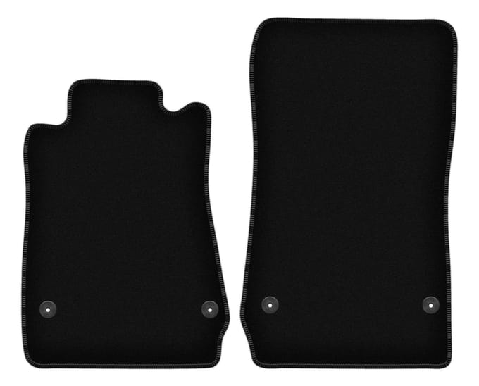 BASIC zwarte veloursmatten voor: Mercedes SLK R171 coupé (2004-2011)