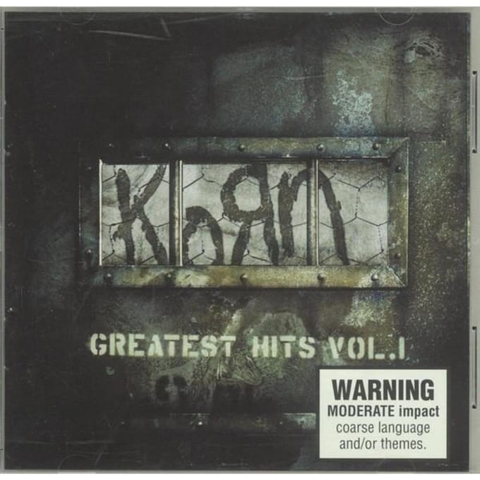 CD KORN - Greatest Hits 5187922000 Epic 2004 Australië Rock Gebruikt gray