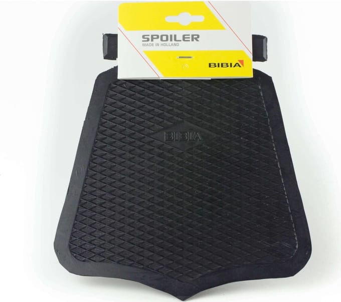 Spatlap bibia universeel rubber touring groot op kaart - ZWART