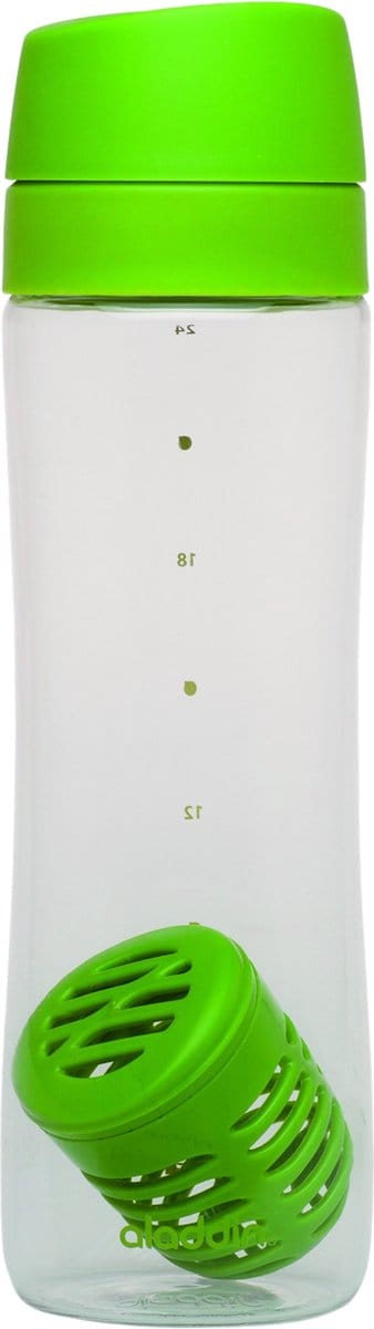 Aladdin Waterfles Infuse - Met Fruit Compartiment - 0.70 l - Tomato - Groen