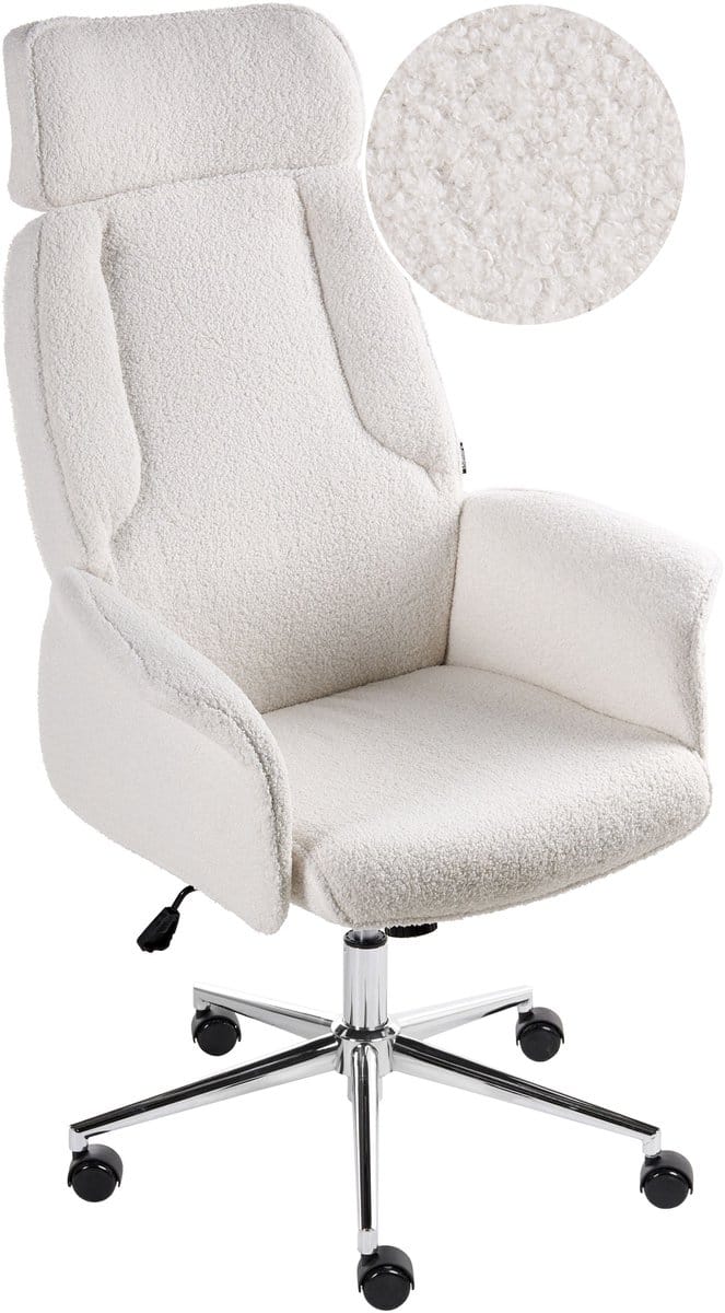 PILOT - Bureaustoel - Off-white - Bouclé