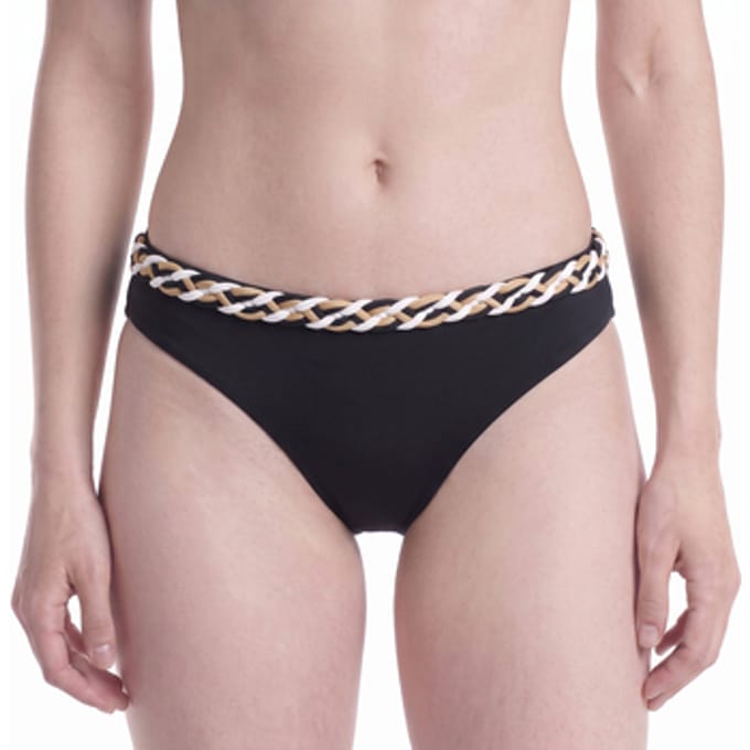 Dames Bikini Onderstuk met Gevlochten Tailleband 50561359