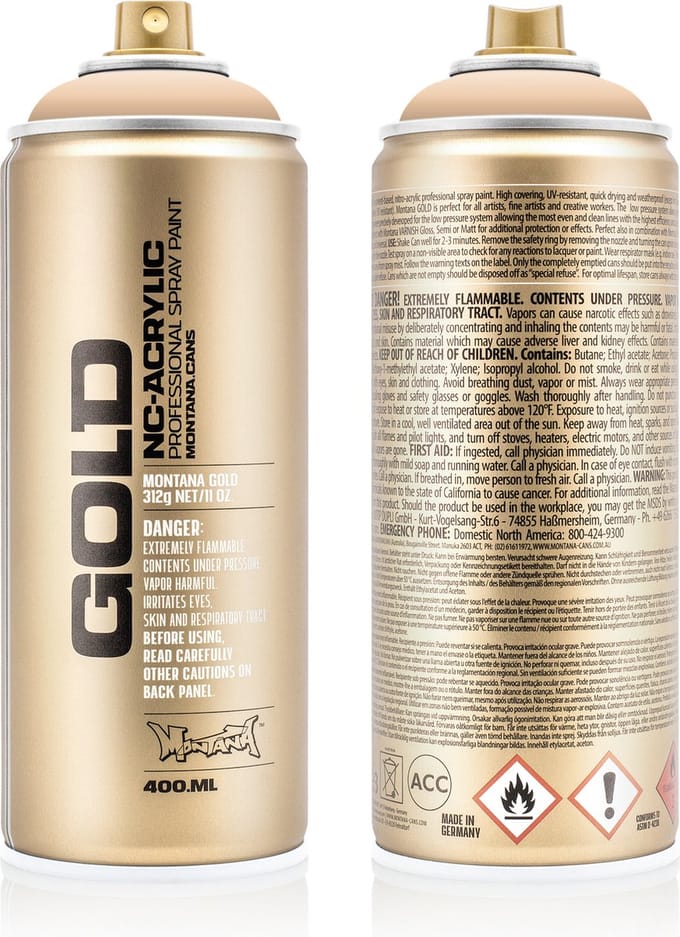 Montana GOLD G1420 Cappuccino spuitbus 400ml