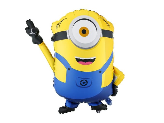PARTYDECO - Folieballon Mel Minions 72 x 64 cm