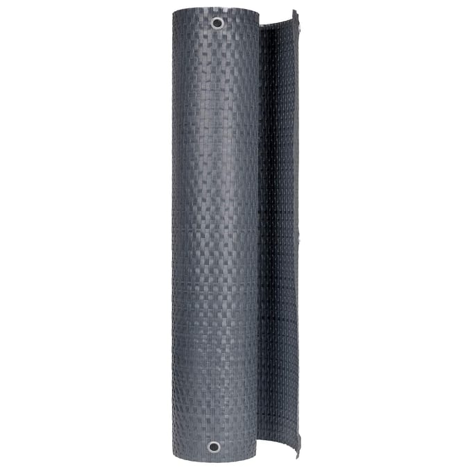 vidaXL - Balkonscherm - met - Oogjes - 400 - x - 100 - cm - poly - rattan