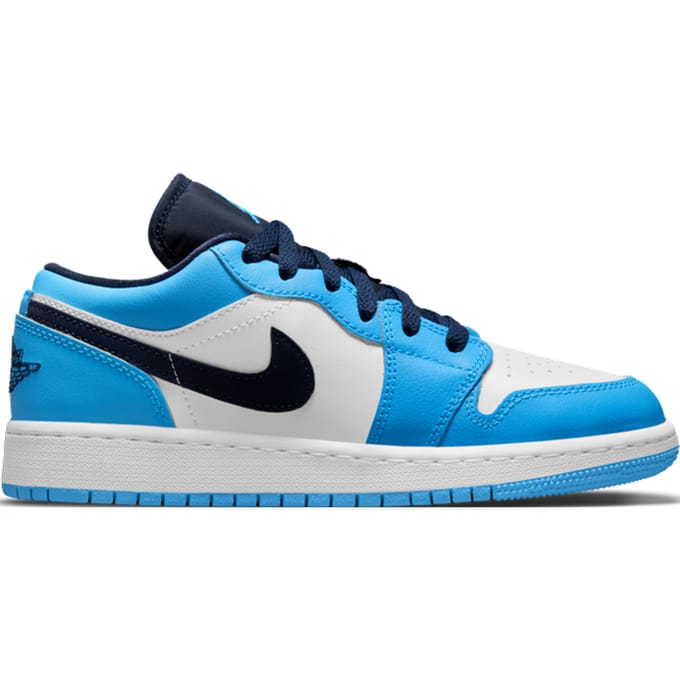 Jordan 1 Low Kindersneakers - Wit - Maat 35.5 - Leer