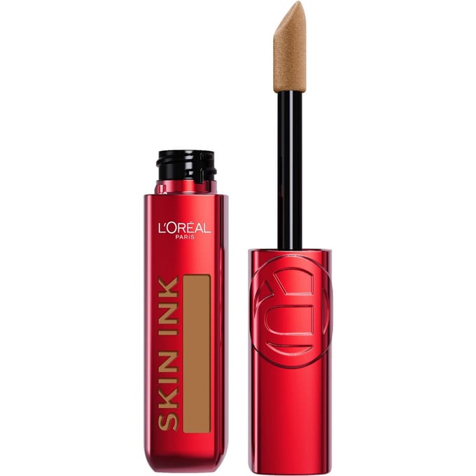 L’Oréal Paris Infaillible Skin Ink 375 Medium Warm Foundation - Langhoudende Foundation en Concealer in 1 - Lichte textuur - 15ml