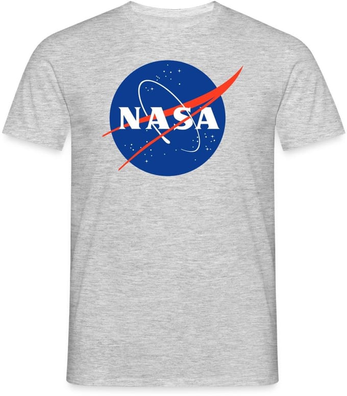 NASA klassiek logo T-Shirt Heren